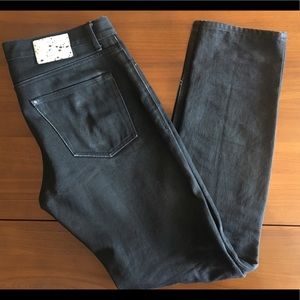 Burberry Prorsum Black Waxed Jeans Sz. 30